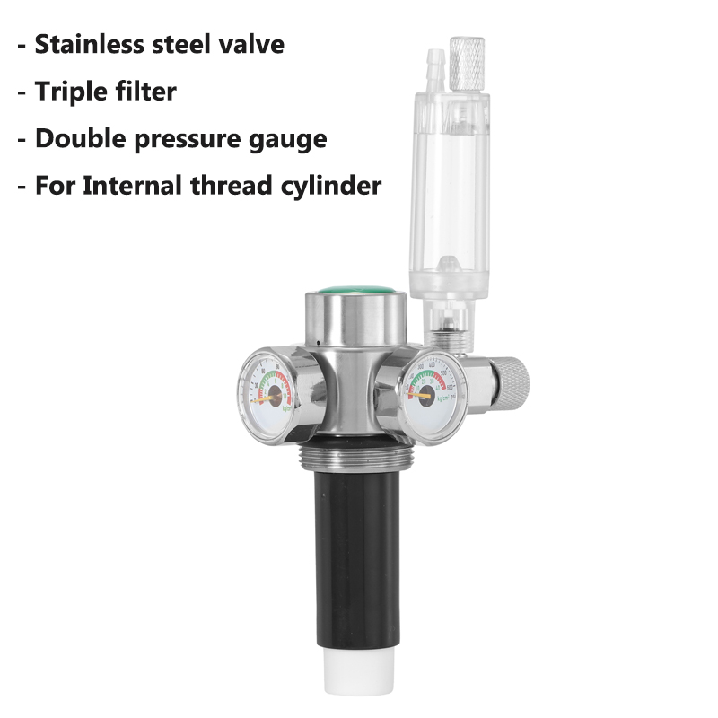 Aquael Filter Fzn - Generator Silinder CO2 Baja Berulir Internal