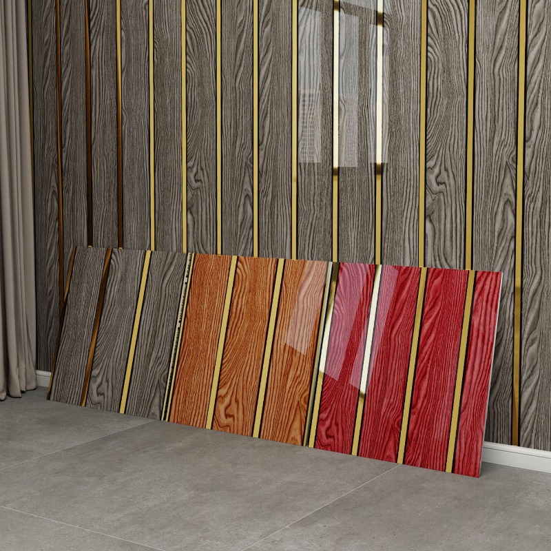 Panel Dinding Kayu Mewah denga - Pvc Panel Background ulasan dan harga
